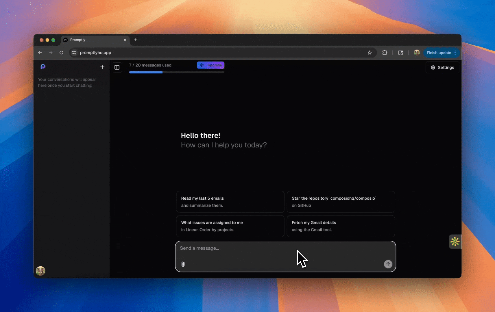 Promptly App Demo